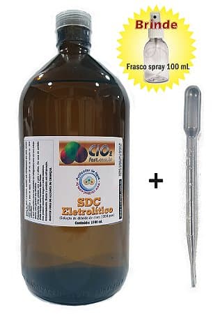 Solucao eletrolitica 3000 ppm 1000 mL vidro
